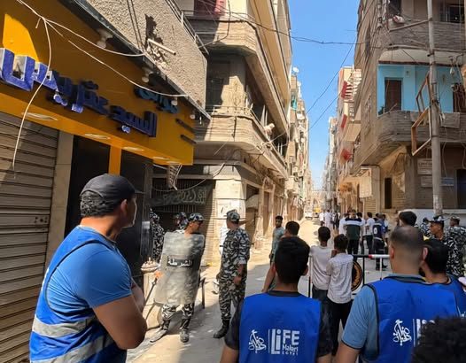 "التحالف الوطني وصناع الحياة يدعمون متضرري حادث انهيار عقار الزقازيق باستجابة عاجلة"