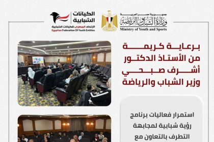 "الاتحاد المصري للكيانات الشبابية يواصل فعاليات رؤية شبابية لمواجهة التطرف بالتعاون مع الأزهر"