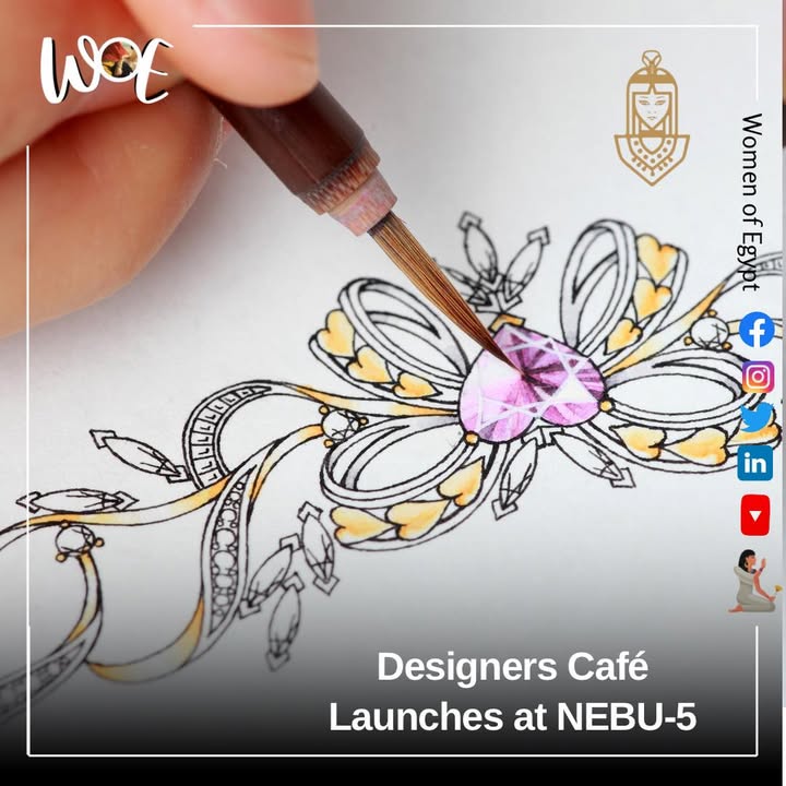 "سيدات مصر: إطلاق Designers Café في معرض NEBU-5 لدعم مصممي المجوهرات المصريين الشباب"