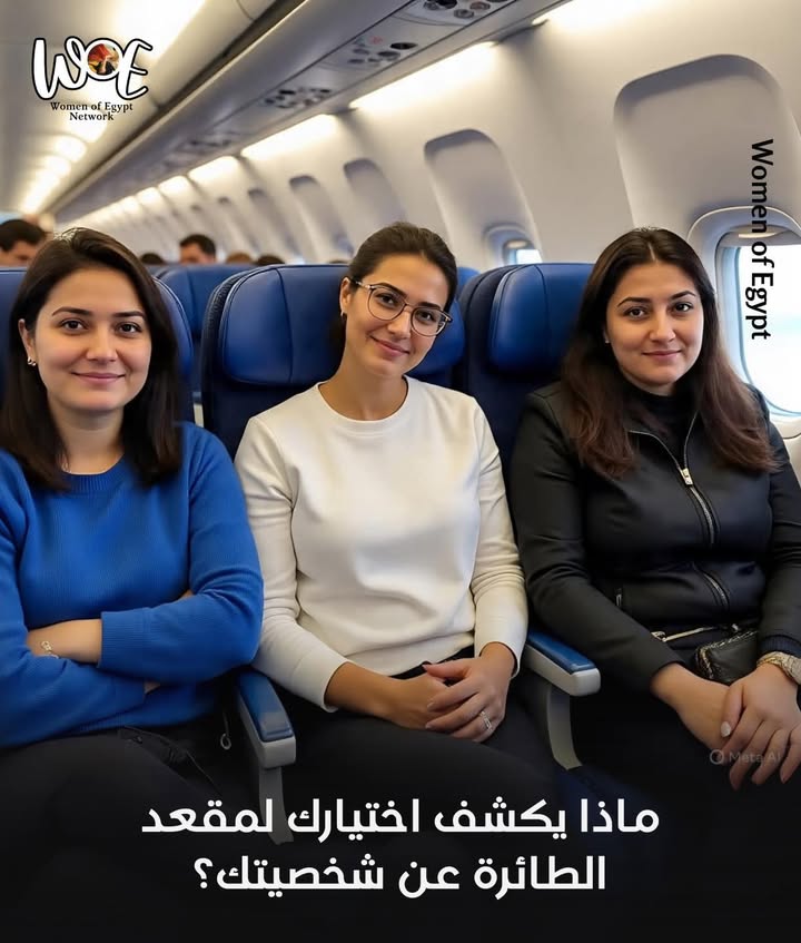 ماذا يكشف مقعد الطائرة عن شخصيتك؟ Women of Egypt تجيب بطريقة طريفة