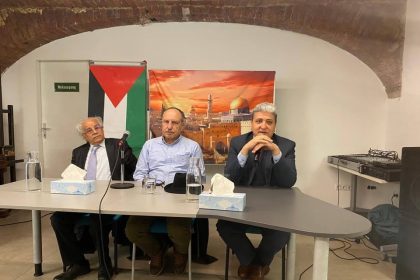 "وفد المنظمة العربية لحقوق الإنسان يناقش الموقف الأوروبي والتطورات بغزة خلال ندوة بالنمسا"