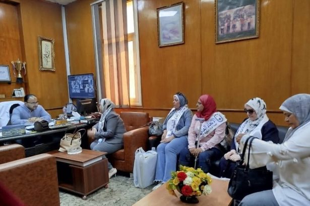 "الاتحاد العام لشباب العمال يزور مستشفى أبو الريش لدعم أطفال غزة في مواجهة العدوان"