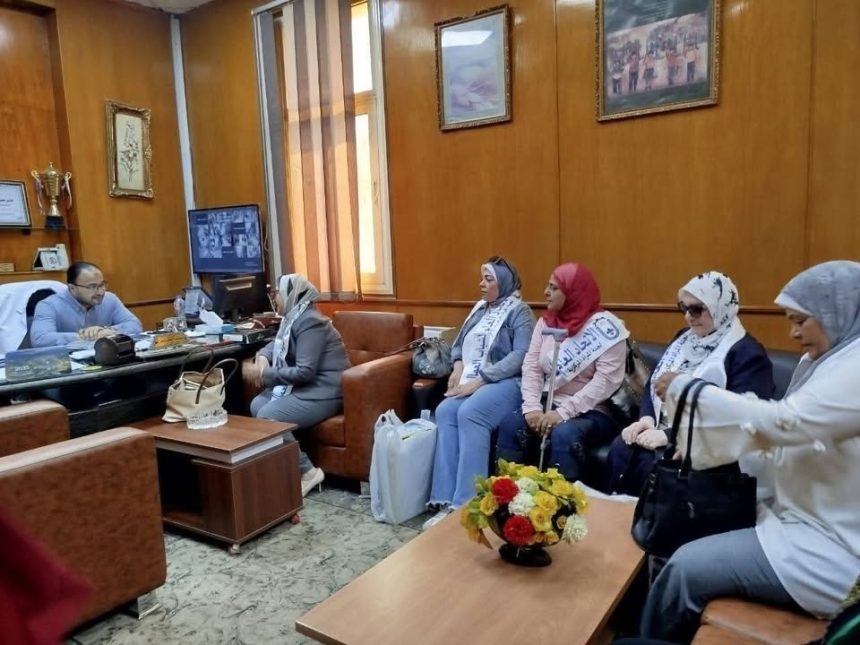 "الاتحاد العام لشباب العمال يزور مستشفى أبو الريش لدعم أطفال غزة في مواجهة العدوان"