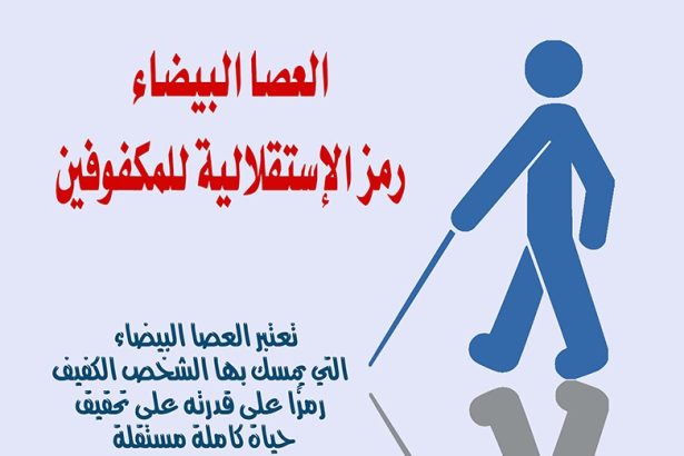 المجلس القومي لذوي الإعاقة يثمن استخراج وزارة الداخلية أوراق المكفوفين مجانًا احتفالًا بالعصا البيضاء.