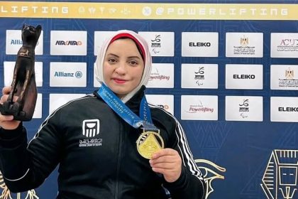 "المجلس القومي لذوي الإعاقة يهنئ رحاب رضوان بالذهبية الخامسة في بطولة العالم بمصر"