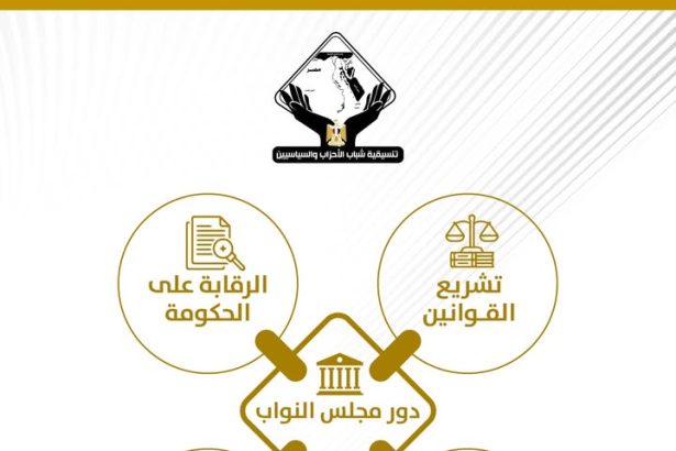 تنسيقية شباب الأحزاب والسياسيين: مجلس النواب يدعم العدالة بسيادة القانون ودوره الرقابي والتشريعي.
