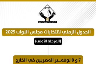 "تنسيقية شباب الأحزاب والسياسيين تستعرض الجدول الزمني الكامل لانتخابات مجلس النواب 2025"