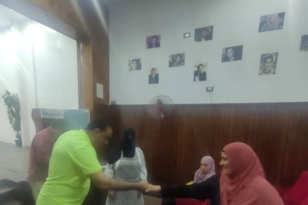 "فعاليات مبادرة شوف بعينك لدعم ذوي الهمم في الاتحاد العام لشباب العمال"