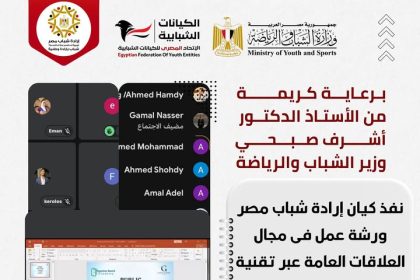 "ورشة علاقات عامة لكيان إرادة شباب مصر برعاية الاتحاد المصري للكيانات الشبابية ووزير الشباب"