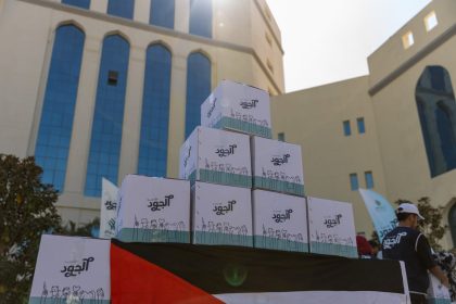 مؤسسة الجود الخيرية تدعم غزة بالقافلة 13: بطانيات، غذاء، وخيام لتخفيف المعاناة.